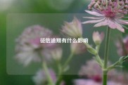 征信逾期有什么影响